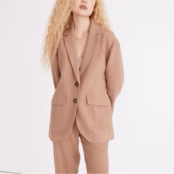 MadewellCotton-Linen Relaxed Larsen BlazerWomen’s BlazerNWT